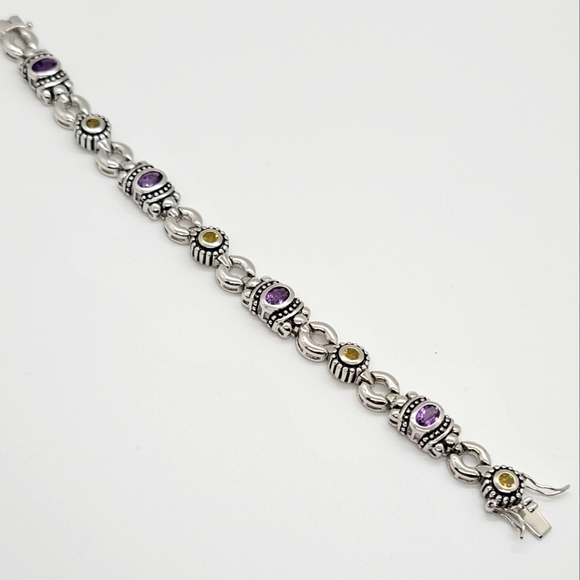 NWOT Sterling Silver vintage ornately designed bracelet - Picture 1 of 5